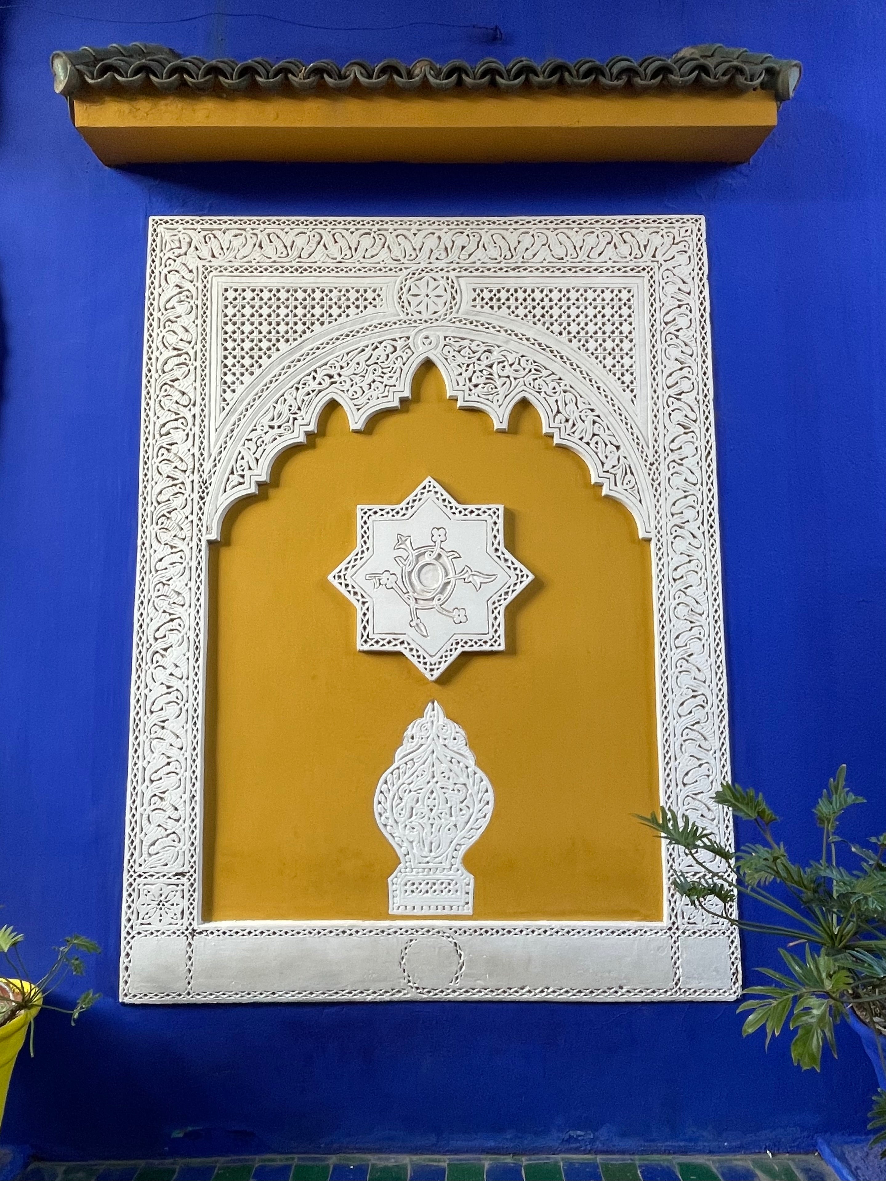 Palette de couleurs inspirée des jardins Majorelle à Marrakech - Olona Peinture