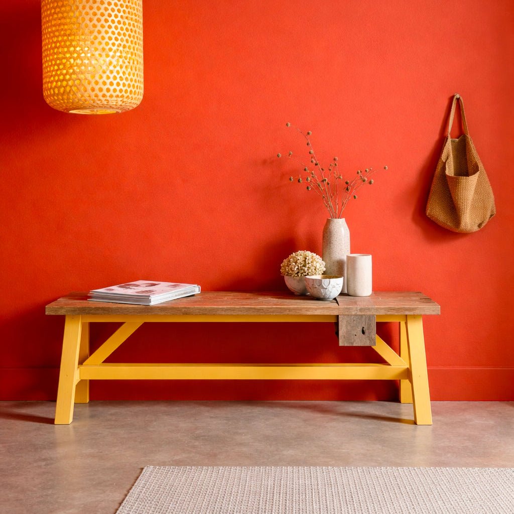 Peinture Orange Médina de chez  Olona Peinture à l'intérieur d'une veranda