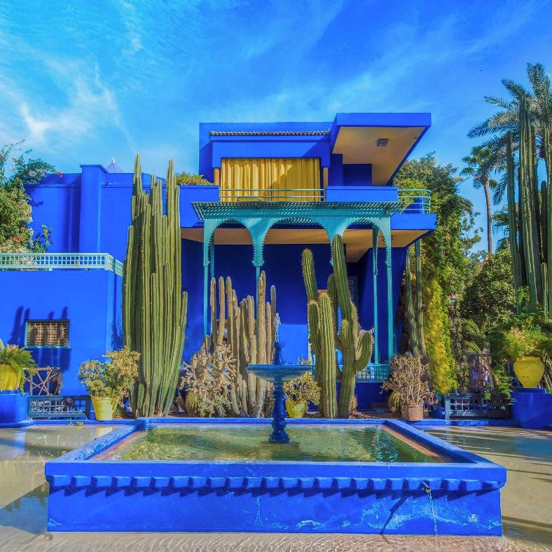 peinture jardin majorelle